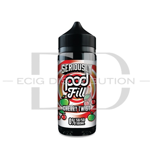 [DOOSPOF100ML50/50-CT] Doozy Seriously Pod Fill 100ML 50/50 - Cherry Twist 