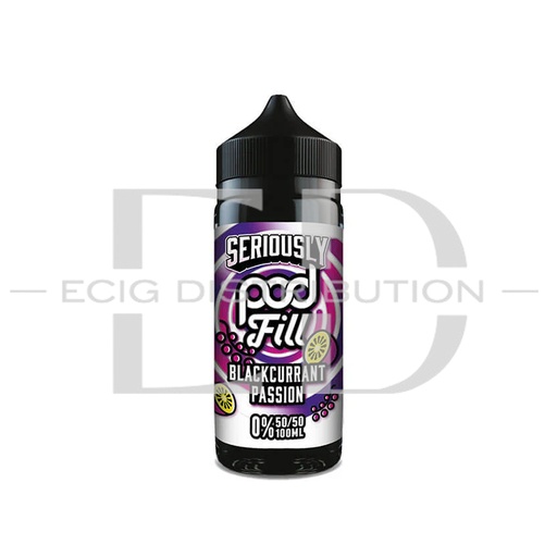 [DOOSPOF100ML50/50-BP0MG] Doozy Seriously Pod Fill 100ML 50/50 - Blackcurrant Passion 0MG
