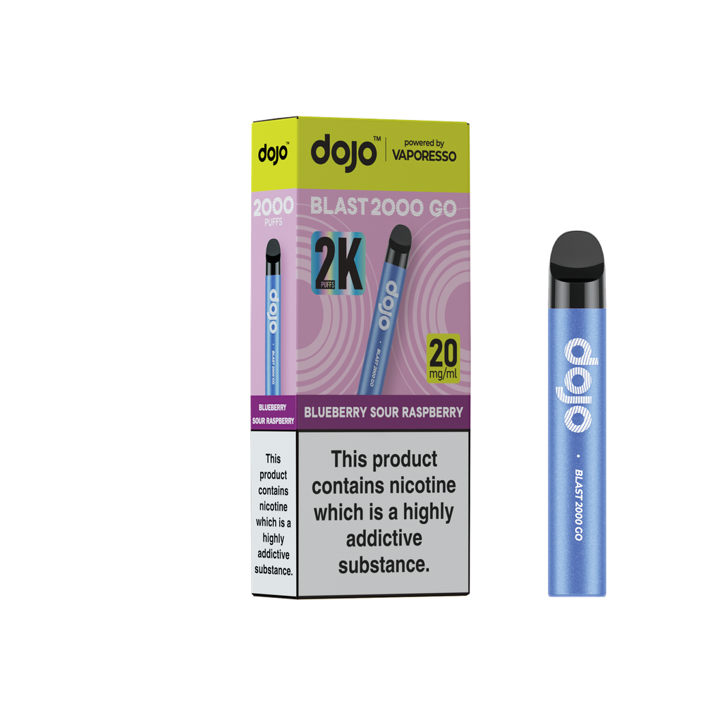 Vaporesso Dojo Blast 2000 Go Pod Kit - Blueberry Sour Raspberry 20MG