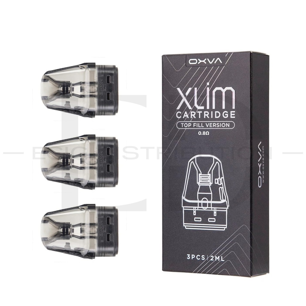 Oxva Xlim Top Fill Refillable Pod 3Pcs/Pack - 0.8 Ohm 