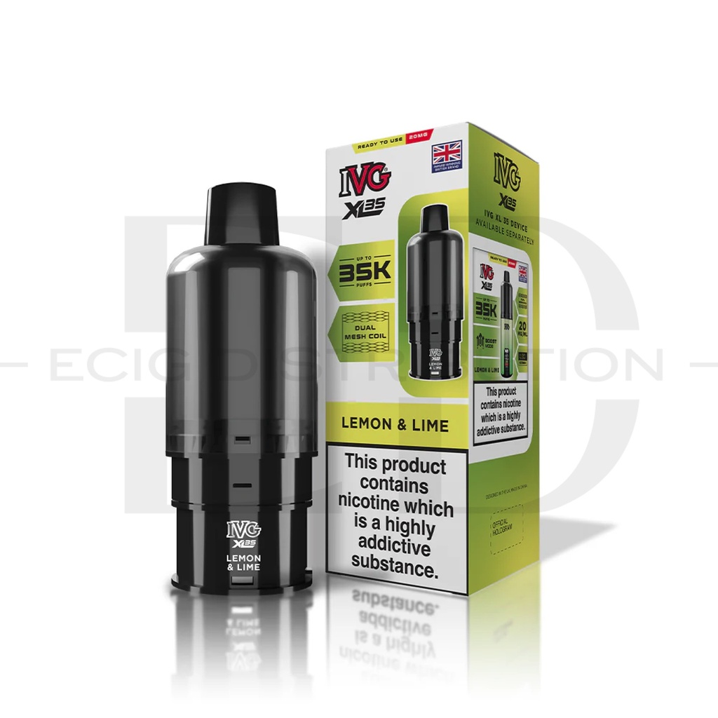 IVG XL 35 Refillable Pod - Lemon Lime 20MG