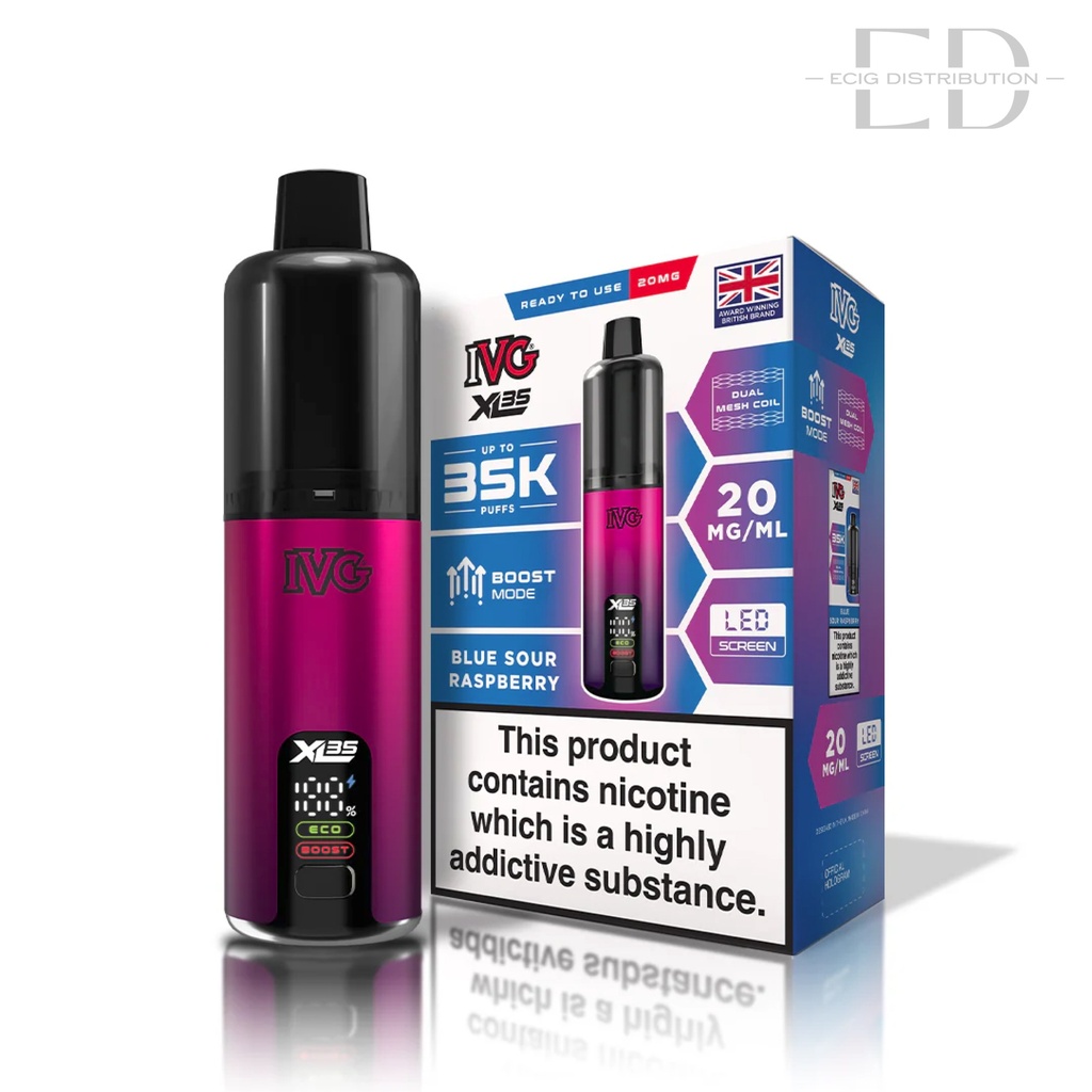 IVG XL 35 Pod Kit - Blue Sour Raspberry 20MG