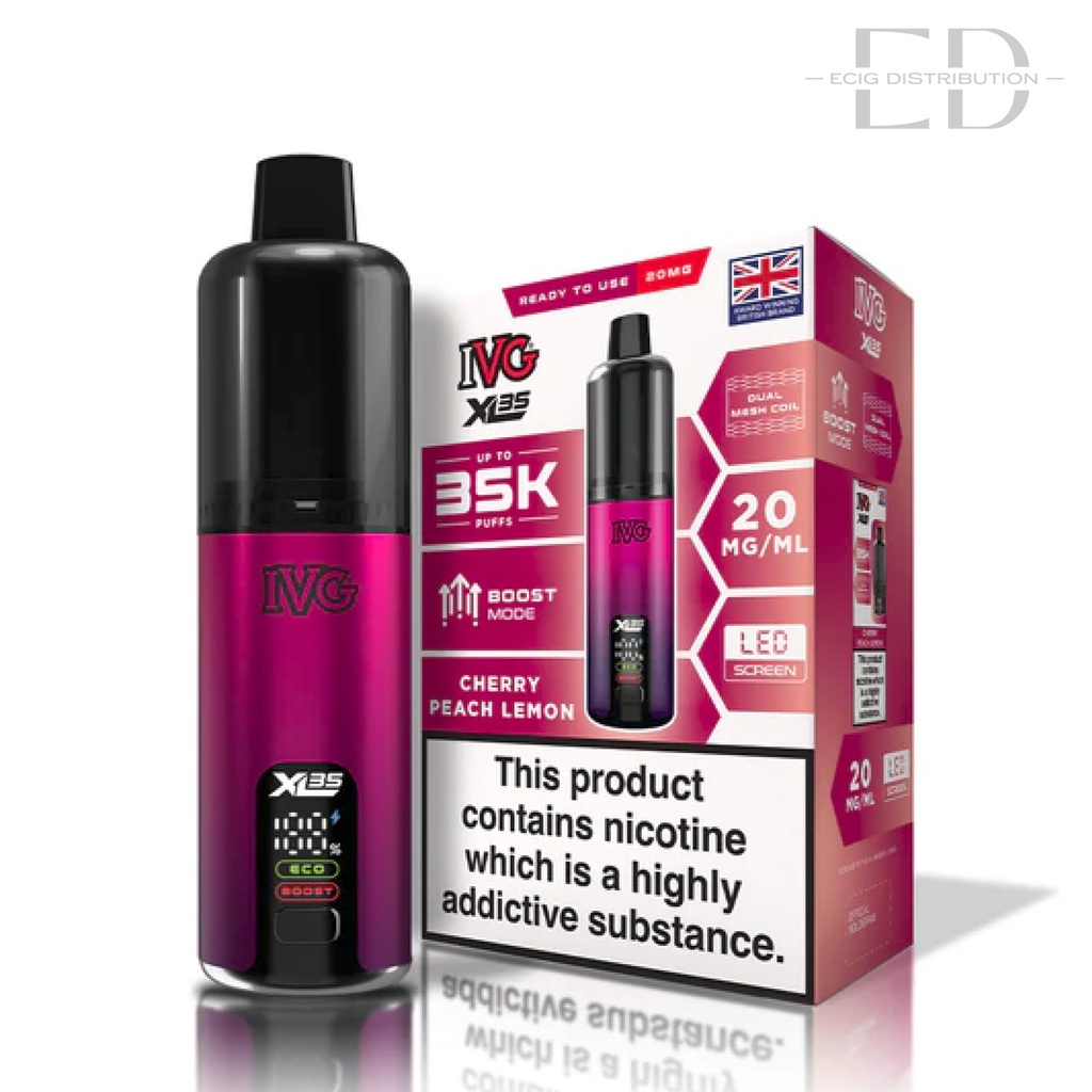 IVG XL 35 Pod Kit - Cherry Peach Lemon 20MG