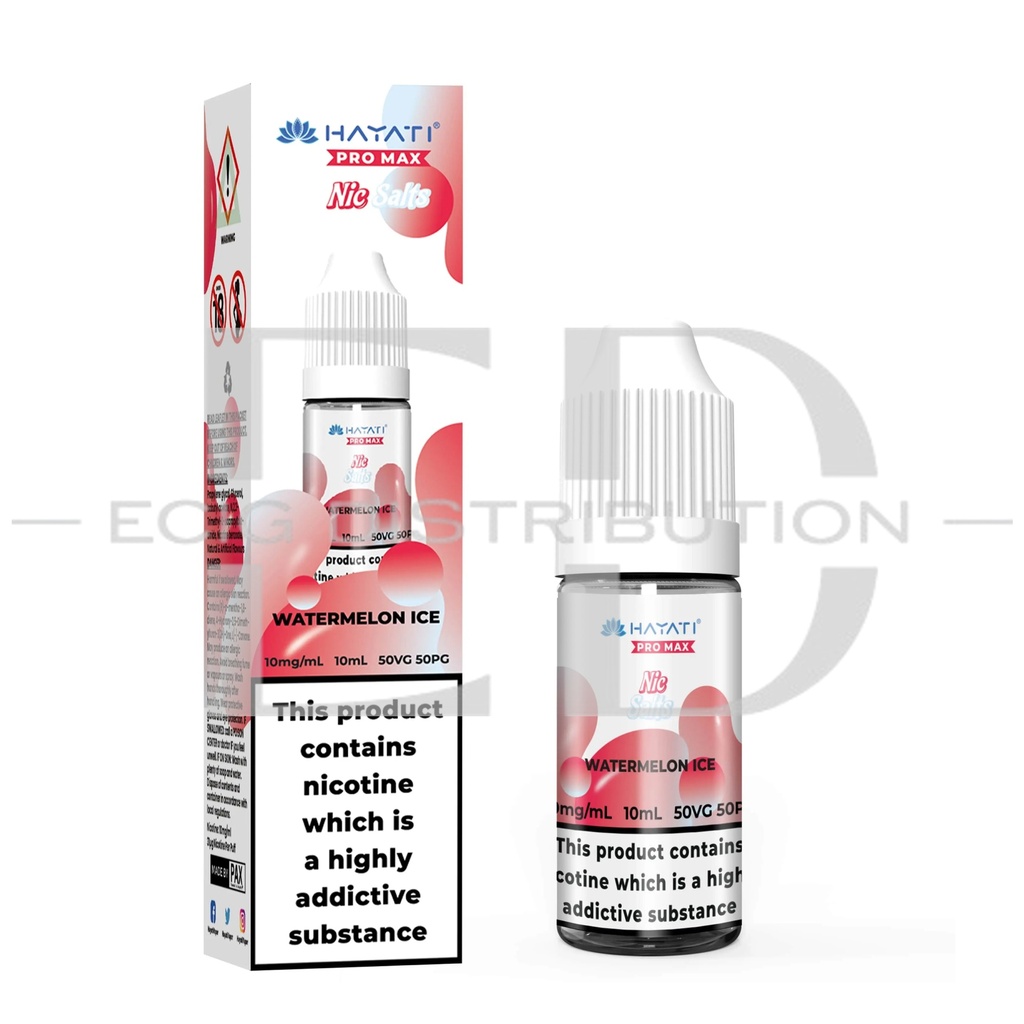 Hayati Nic Salts - Watermelon Ice 10MG