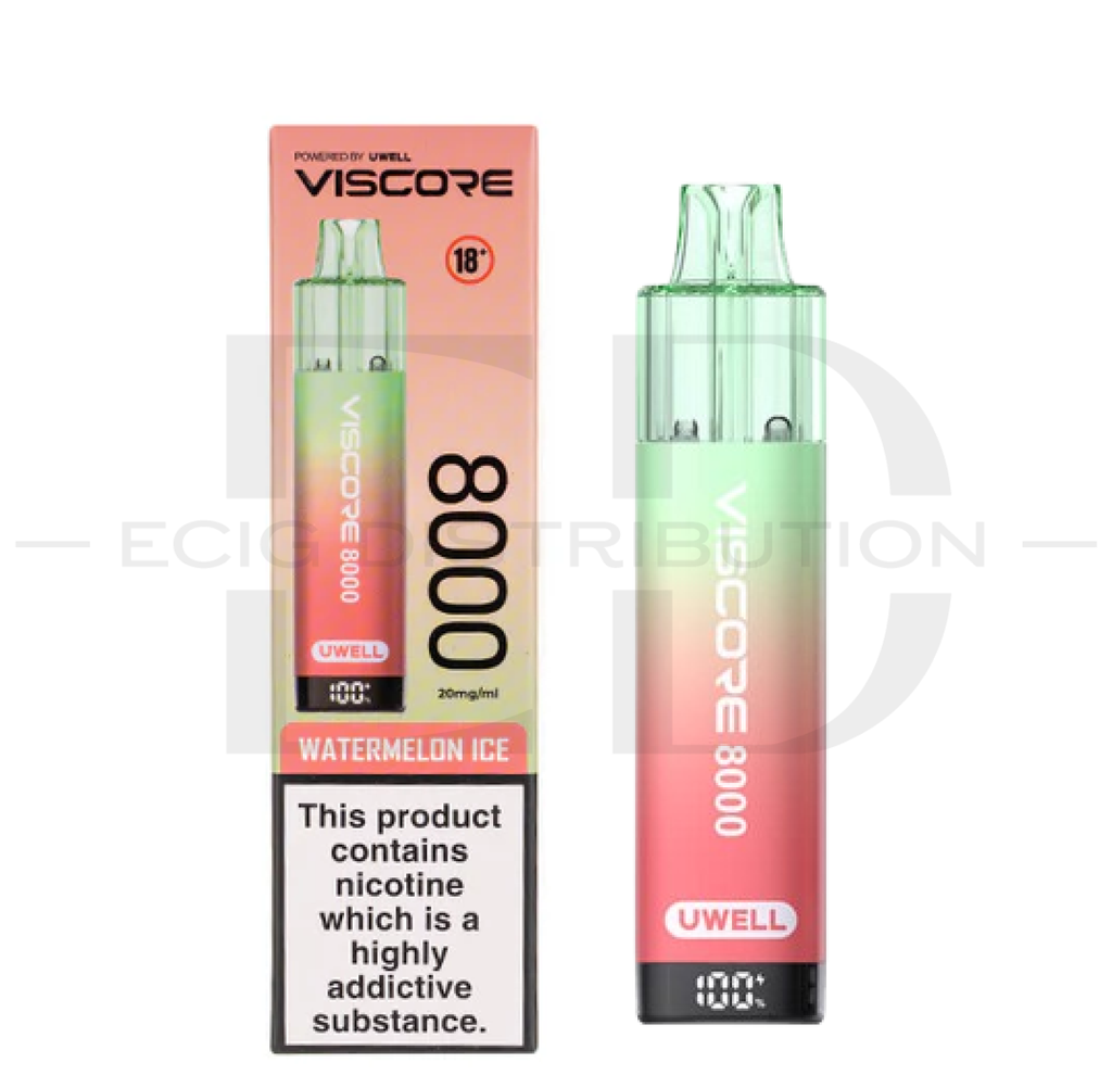 Uwell Viscore 8K Prefilled Kit - Watermelon Ice 20MG 