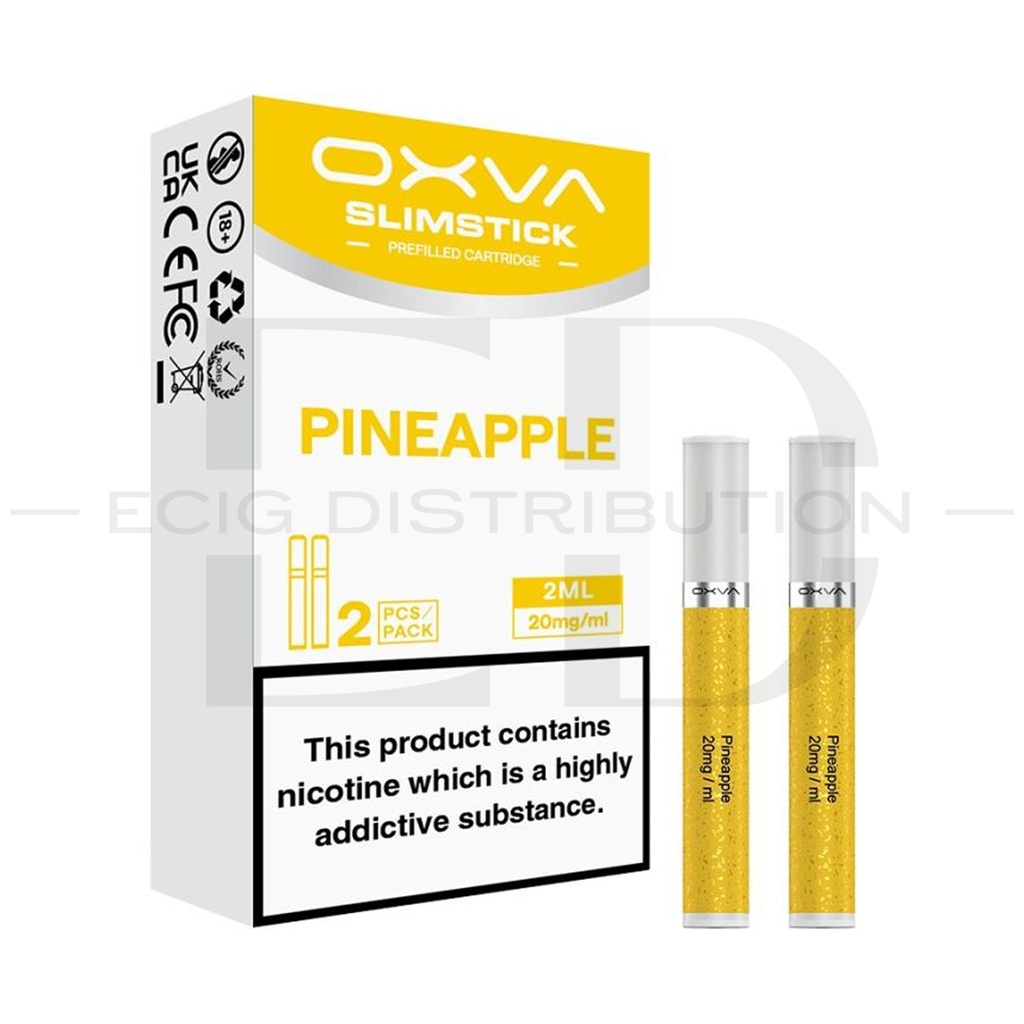 Oxva SlimStick Refillable Pod 2Pcs/Pack - Pineapple 20MG 