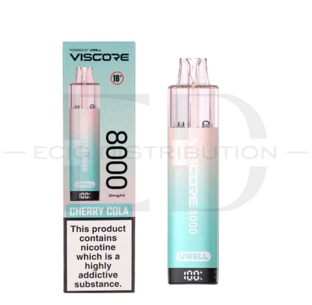 Uwell Viscore 8K Prefilled Kit - Cherry Cola 20MG 