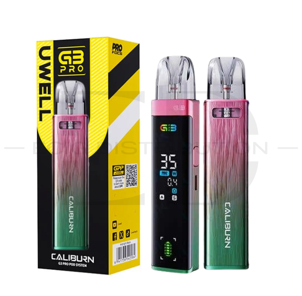 Uwell Caliburn G3 Pro Pod Kit - Pink Green 