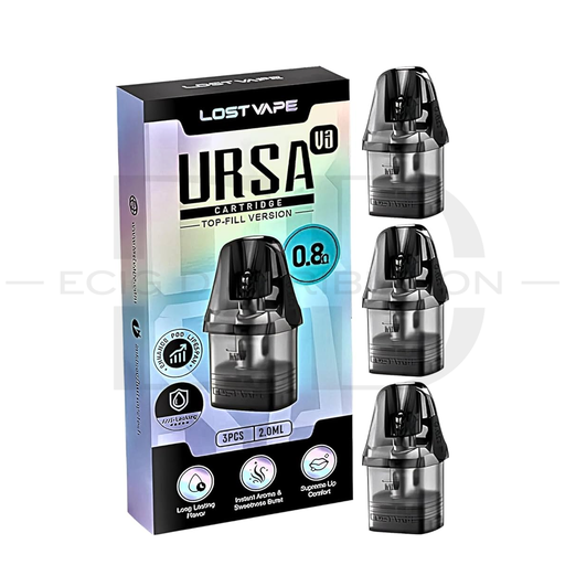 [LOSVURV3VRP3Pcs/Pack-0.8OHM] Lost Vape Ursa V3 Top-Fill Version Refillable Pod 3Pcs/Pack - 0.8 Ohm   