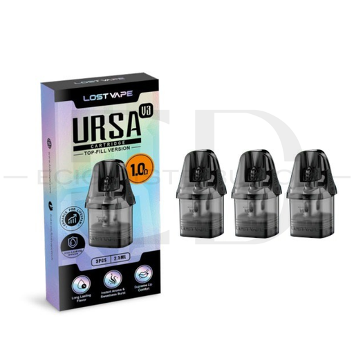 [LOSVURV3VRP3Pcs/Pack-1.0OHM] Lost Vape Ursa V3 Top-Fill Version Refillable Pod 3Pcs/Pack - 1.0 Ohm    