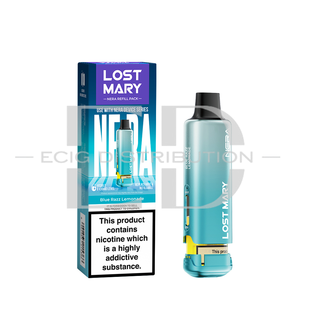 Lost Mary Nera 15K Refillable Pod - Blue Razz Lemonade 