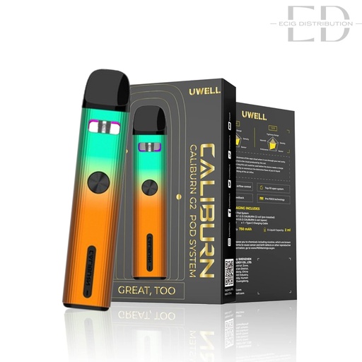 [UWECG2PK-OF] Uwell Caliburn G2 Pod Kit - Ocean Flame 