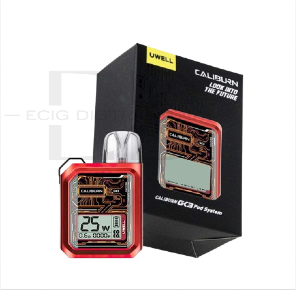 Uwell Caliburn GK3 Pod Kit - Red 