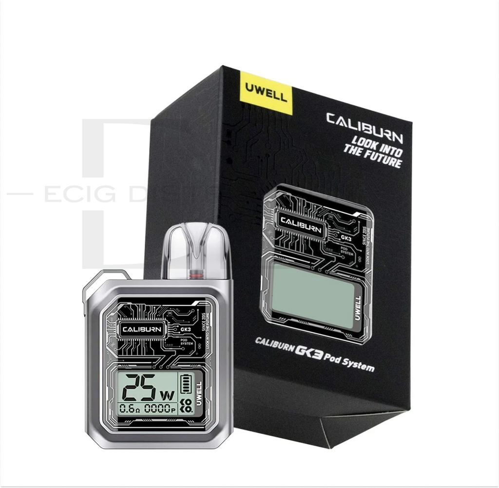 Uwell Caliburn GK3 Pod Kit - Silver 