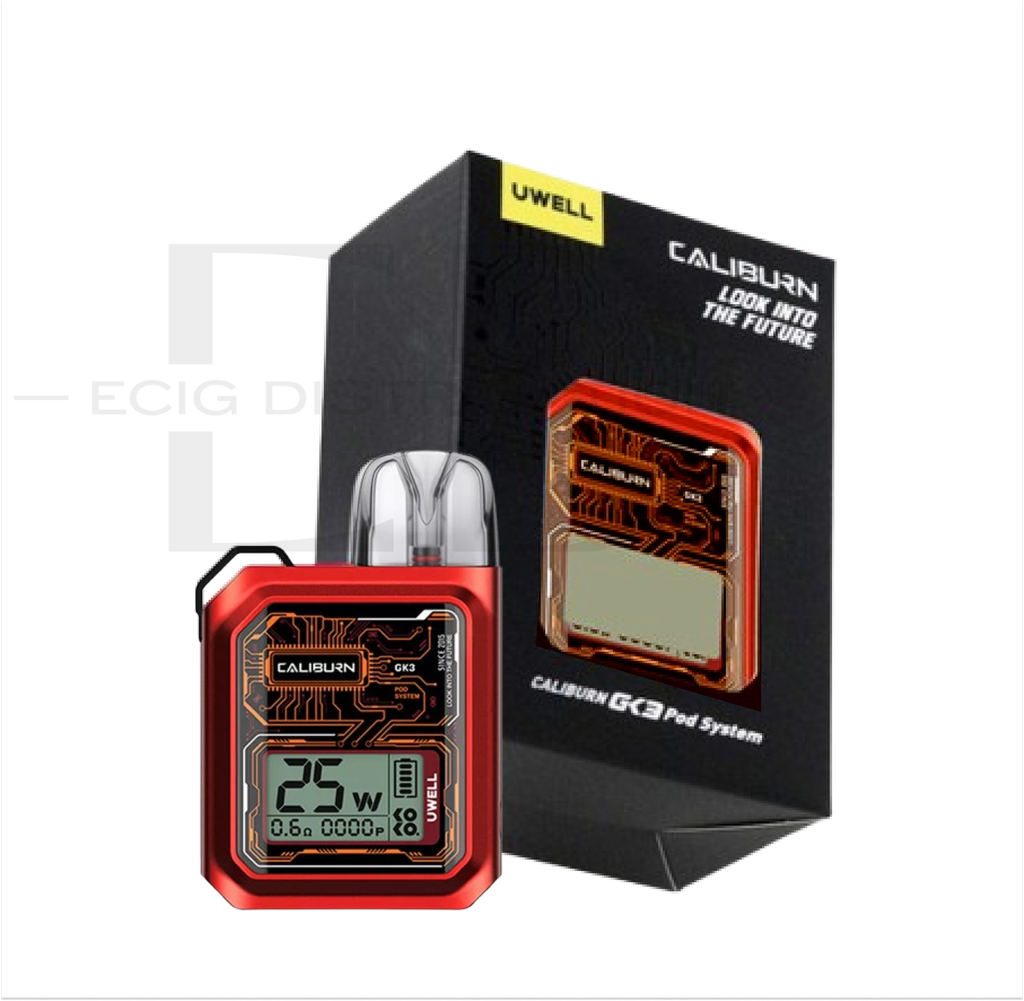 Uwell Caliburn GK3 Pod Kit - Crimson 