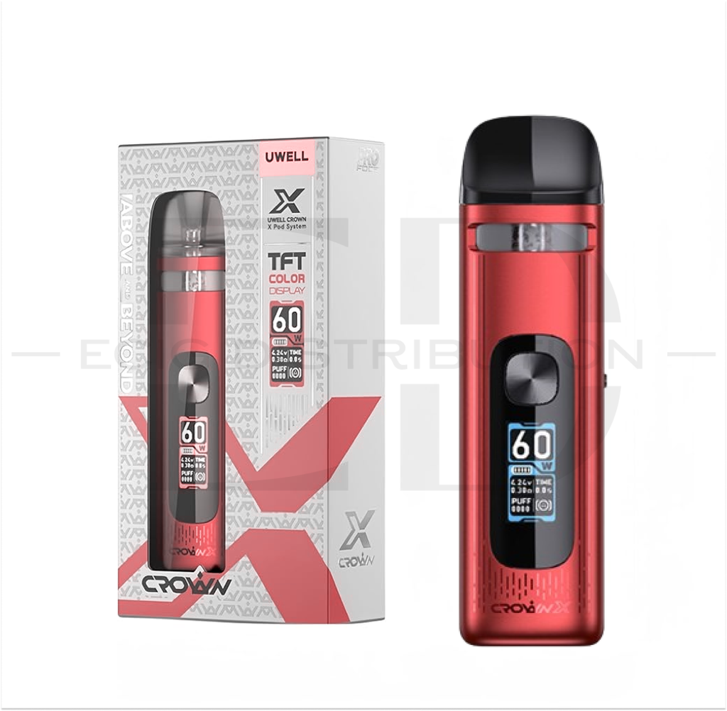 Uwell Crown X Pod Kit - Red 