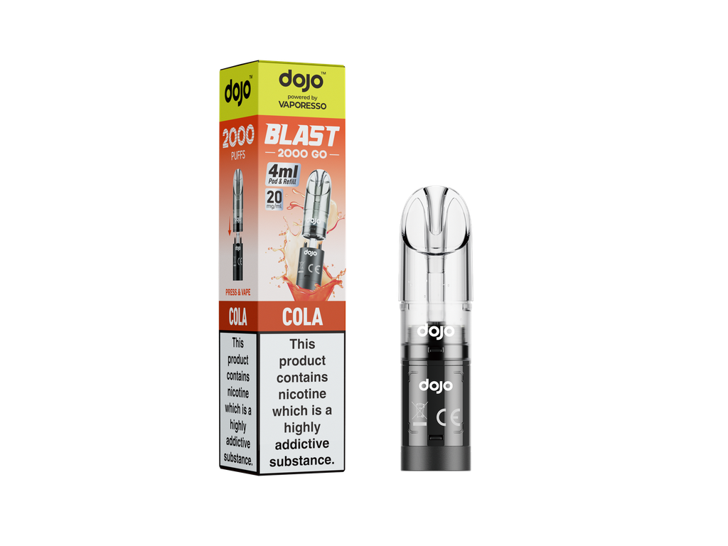 Vaporesso Dojo Blast 2000 Go Transparent Pod - Cola 20MG 