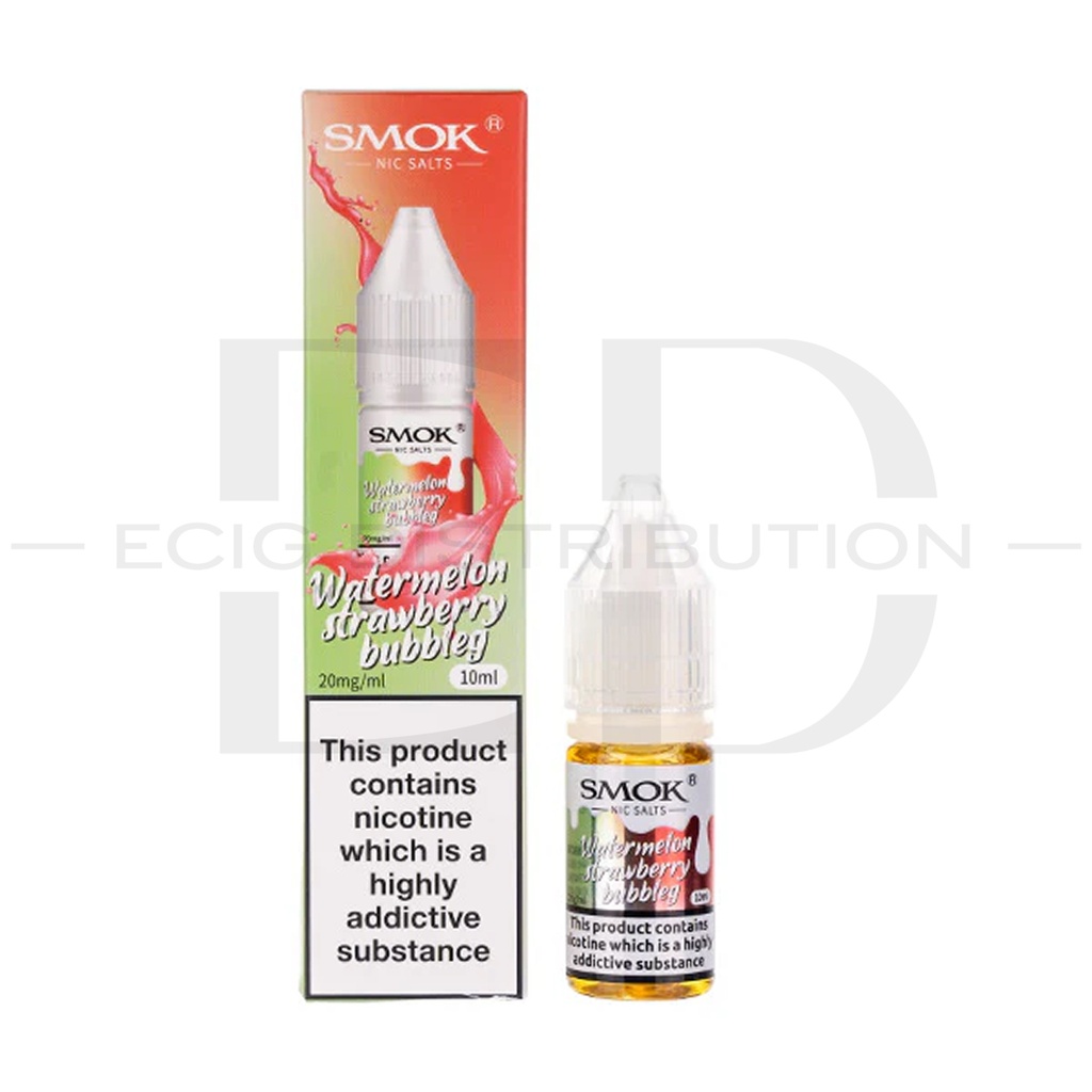 Smok Nic Salts - Watermelon Strawberry Bubblegum 20MG 