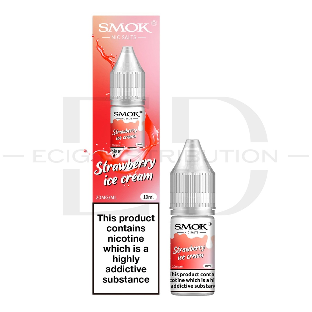 Smok Nic Salts - Strawberry Ice Cream 20MG 