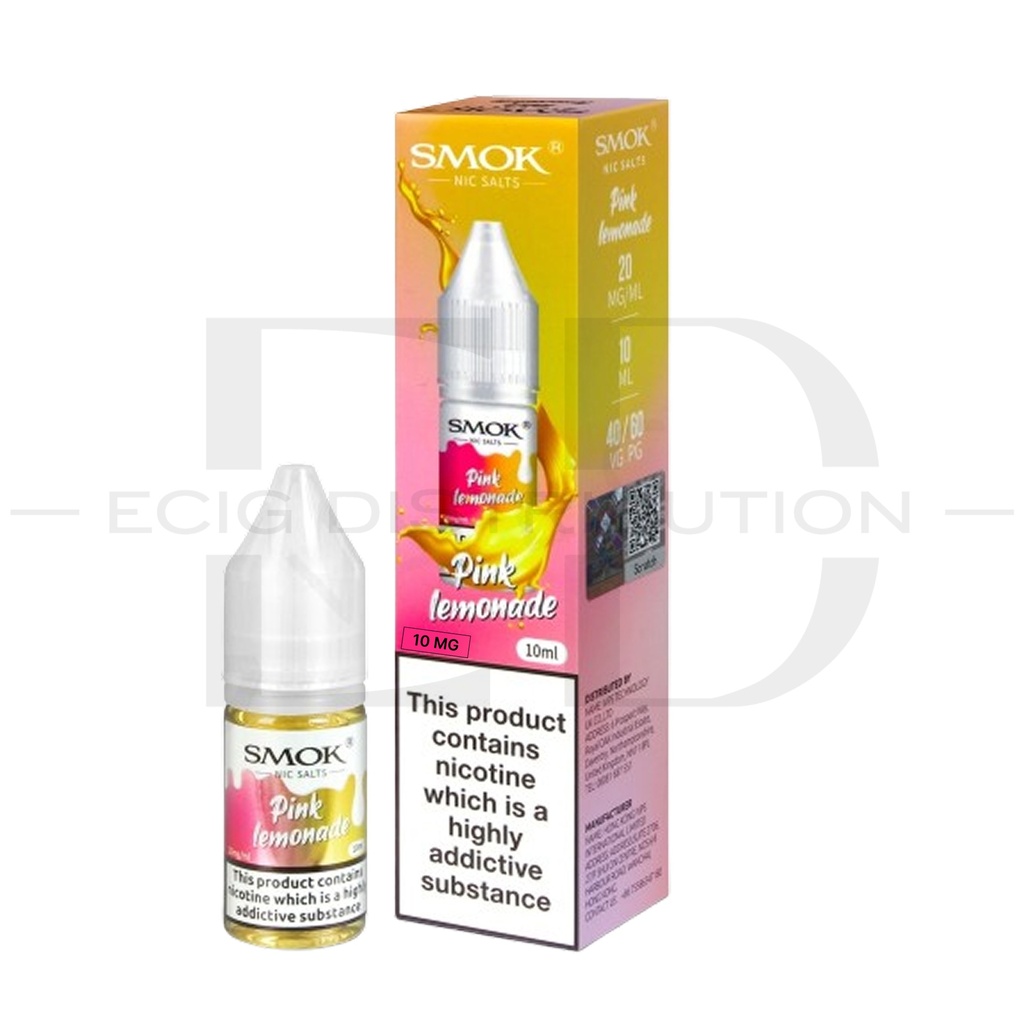 Smok Nic Salts - Pink Lemonade 10MG 