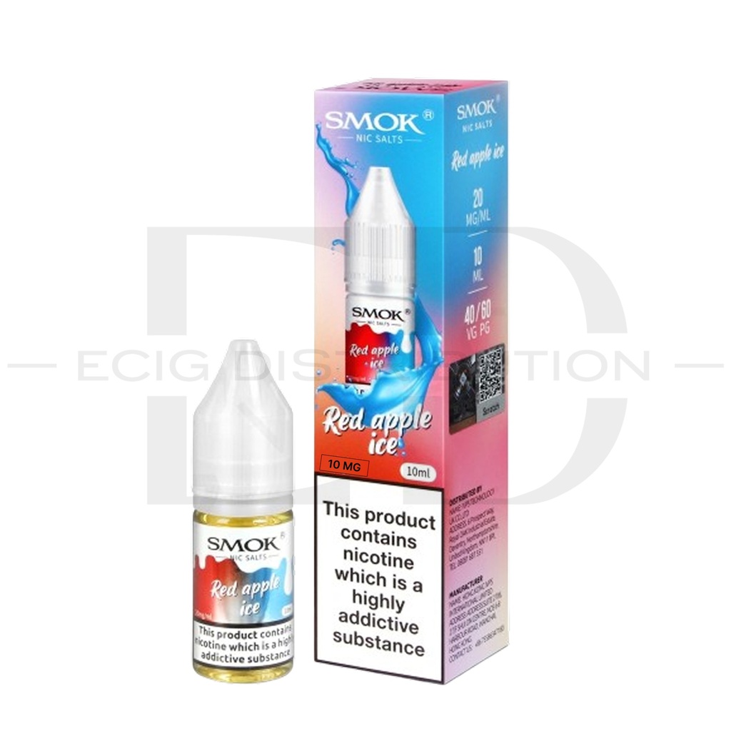 Smok Nic Salts - Red Apple Ice 10MG 
