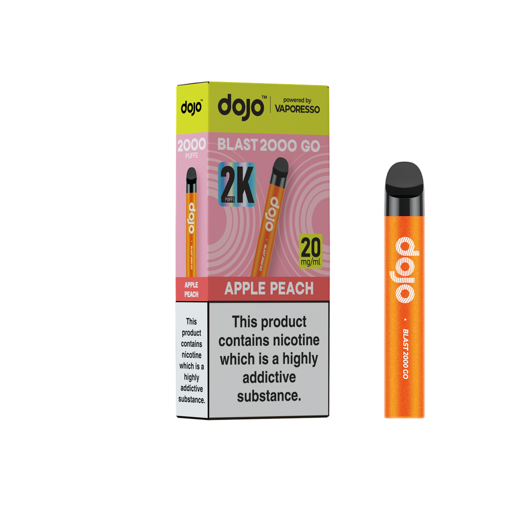 Vaporesso Dojo Blast 2000 Go Pod Kit - Apple Peach 20MG 