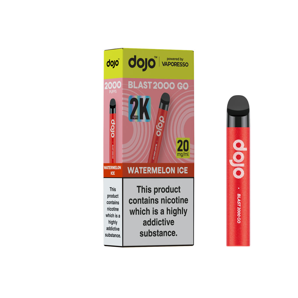 Vaporesso Dojo Blast 2000 Go Pod Kit - Watermelon Ice 20MG 