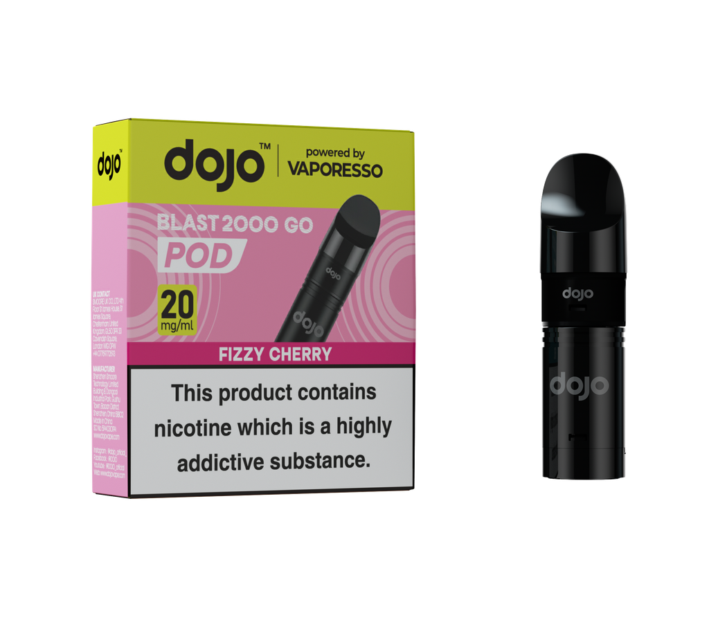 Vaporesso Dojo Blast 2000 Go Refillable Pod - Fizzy Cherry 20MG