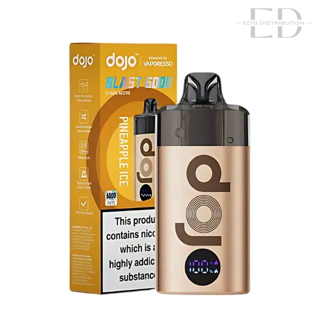 Vaporesso Dojo Blast 6000 Pod Kit - Pineapple Ice 20MG