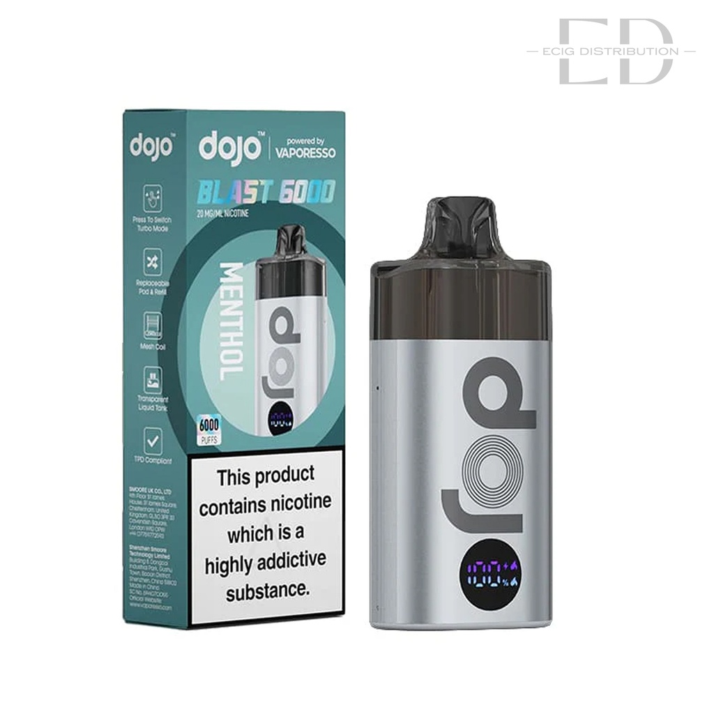 Vaporesso Dojo Blast 6000 Pod Kit - Menthol 20MG