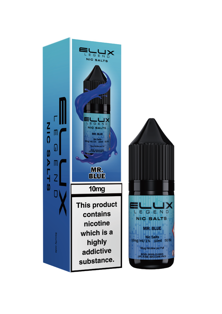 Elux Nic Salts - Mr Blue 10MG