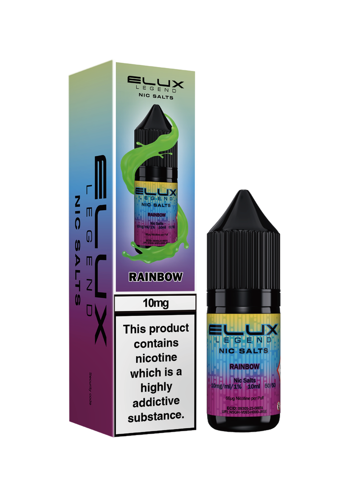 Elux Nic Salts - Rainbow 10MG