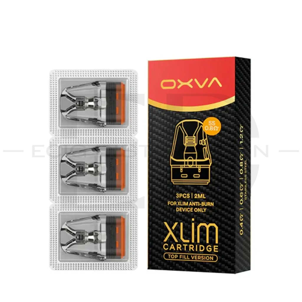 Oxva Xlim Top Fill Refillable Pod Stainless Steel 3Pcs/Pack - 0.8 Ohm 