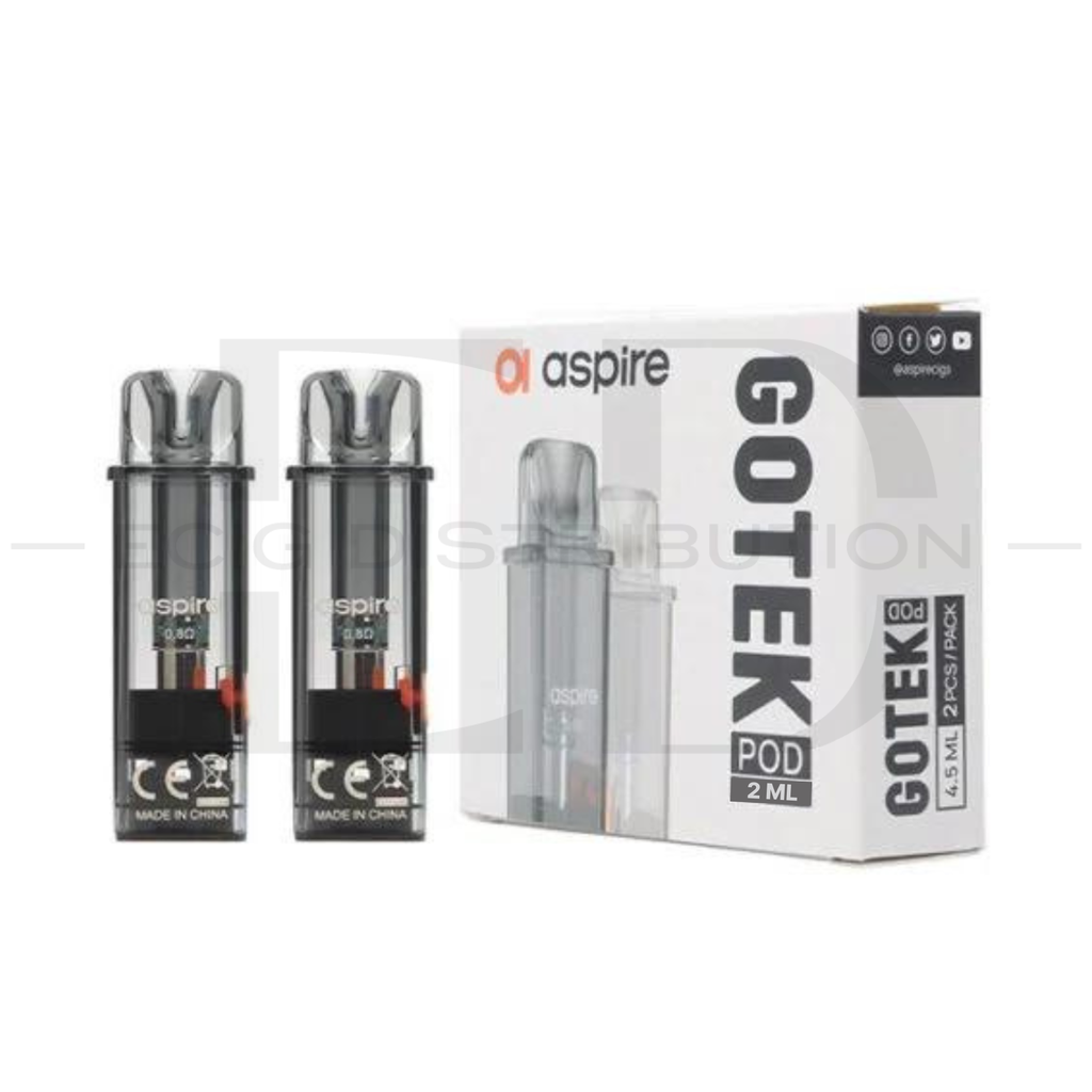 Aspire Gotek Refillable Pod 2Pcs/Pack - 0.8 Ohm
