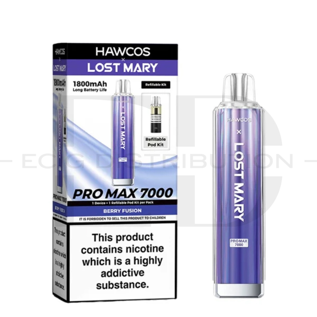 Lost Mary Hawcos Pro Max 7000 Pod Kit - Berry Fusion 