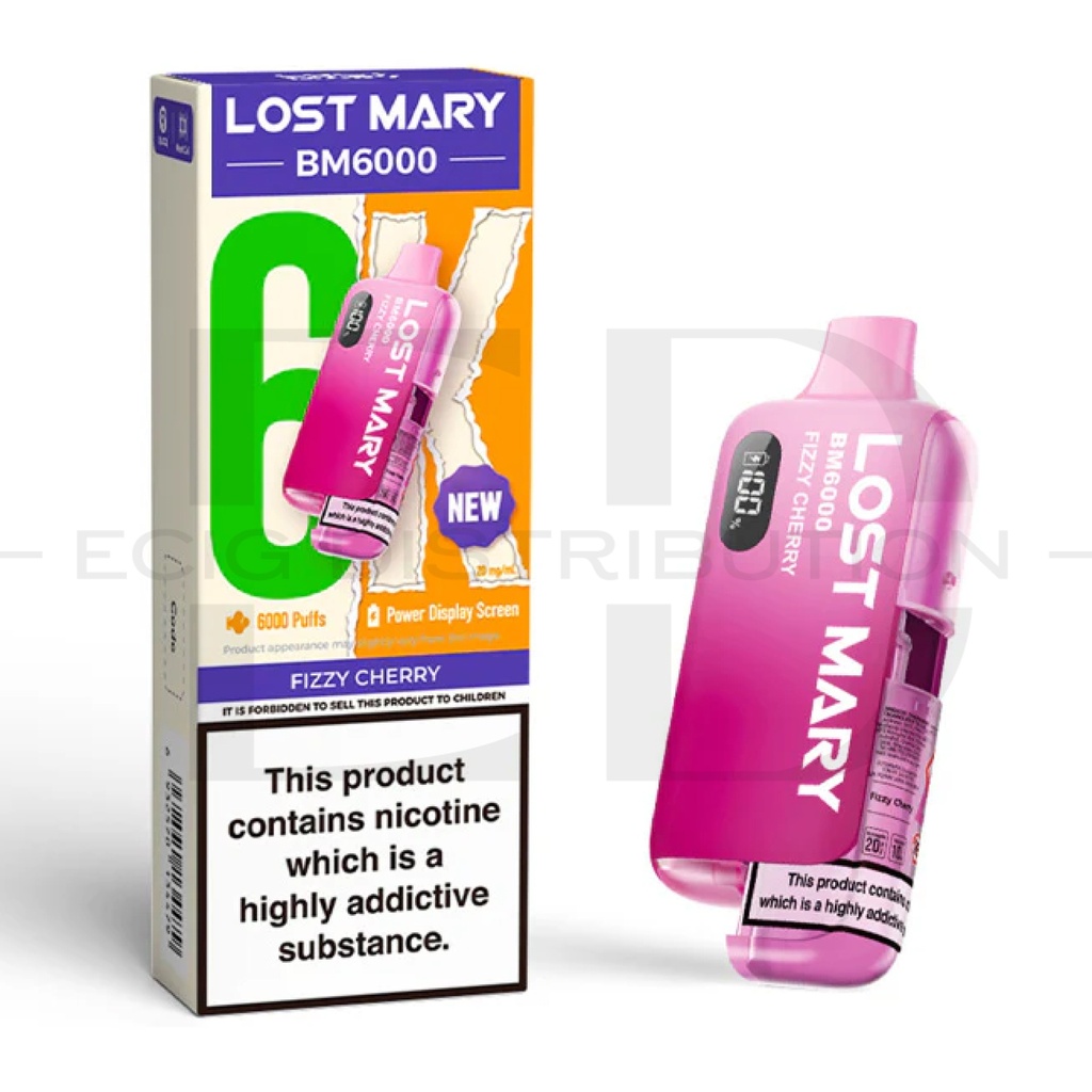 Lost Mary BM6000 Pod Kit - Fizzy Cherry