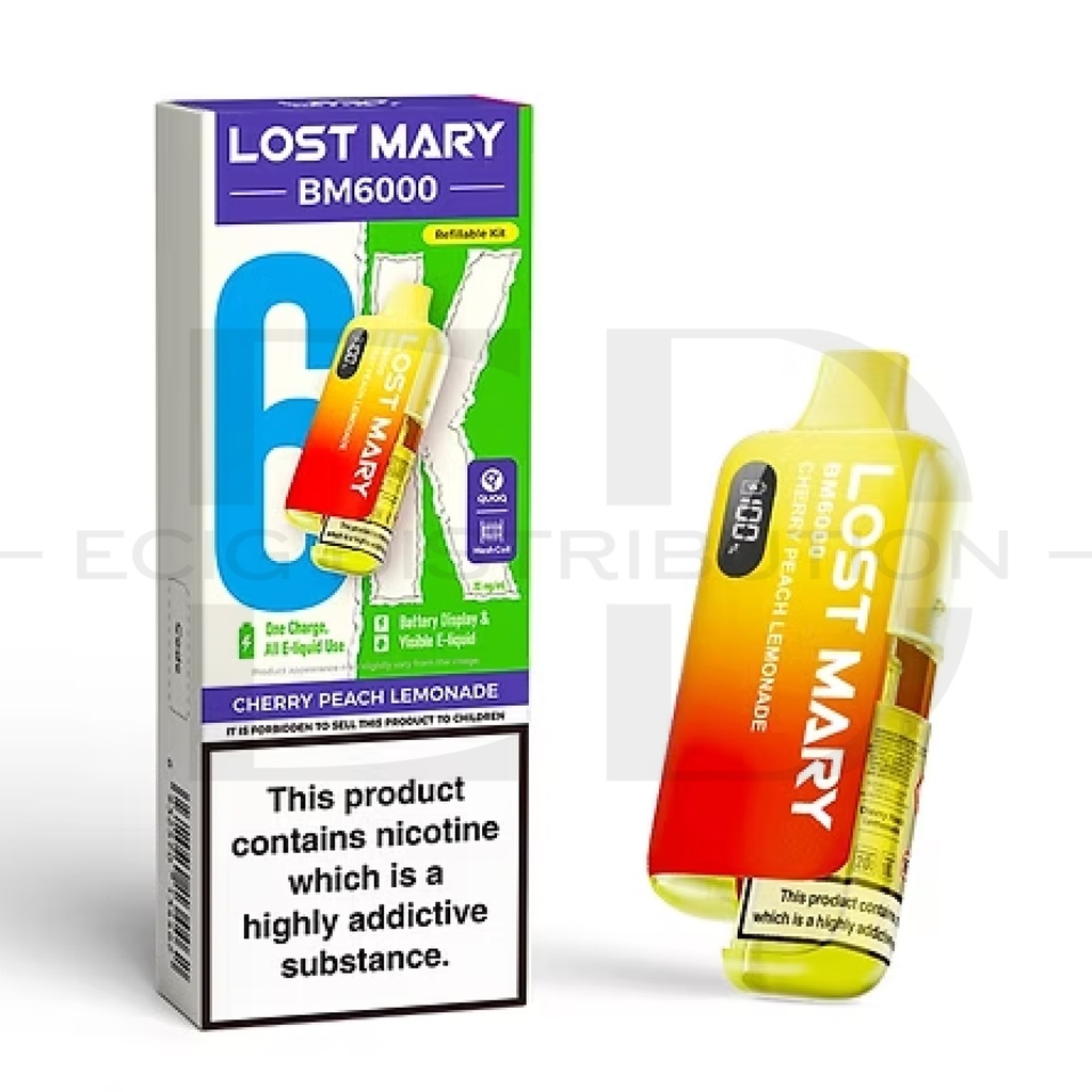 Lost Mary BM6000 Pod Kit - Cherry Peach Lemonade