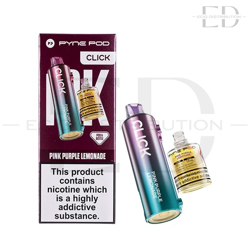 [PYNPCL10KRP-PPL] Pyne Pod Click 10K Refillable Pod - Pink Purple Lemonade