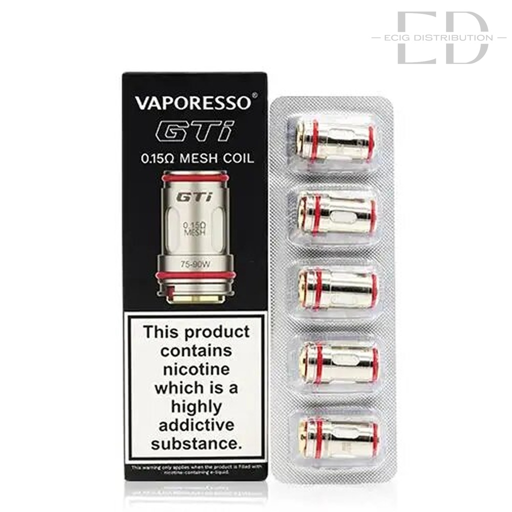 Vaporesso GTI Mesh Coil 5Pcs/Pack - 0.15 Ohm 