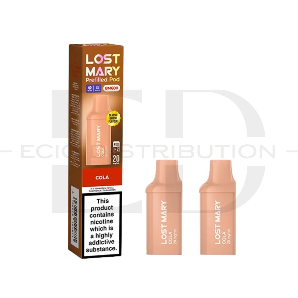 Lost Mary BM600 Refillable Pod 2Pcs/Pack - Cola