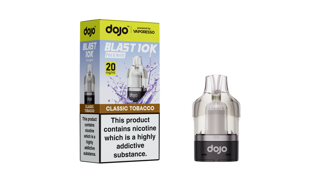 Vaporesso Dojo Blast 10K Refillable Pod - Classic Tobacco 20MG 