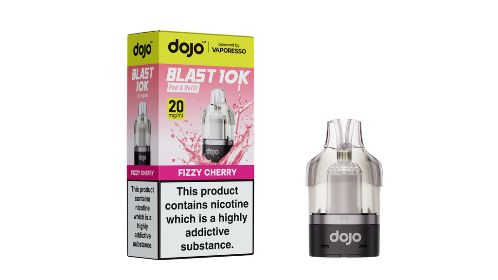 Vaporesso Dojo Blast 10K Refillable Pod - Fizzy Cherry 20MG