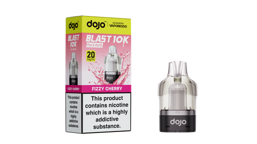 [VAPDBL10KRP-FC20MG] Vaporesso Dojo Blast 10K Refillable Pod - Fizzy Cherry 20MG