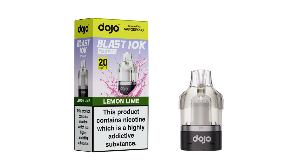 Vaporesso Dojo Blast 10K Refillable Pod - Lemon Lime 20MG