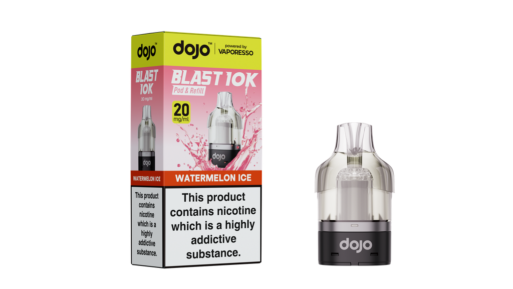 Vaporesso Dojo Blast 10K Refillable Pod - Watermelon Ice 20MG