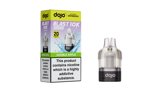 [VAPDBL10KRP-DA20MG] Vaporesso Dojo Blast 10K Refillable Pod - Double Apple 20MG