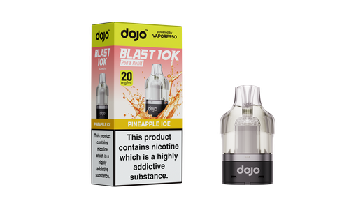 [VAPDBL10KRP-PI20MG] Vaporesso Dojo Blast 10K Refillable Pod - Pineapple Ice 20MG