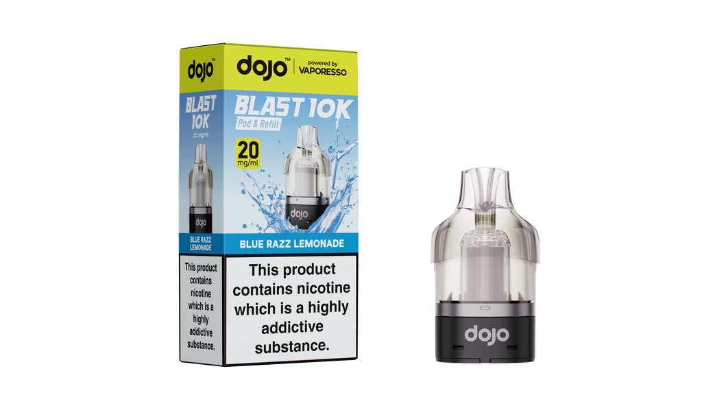 Vaporesso Dojo Blast 10K Refillable Pod - Blue Razz Lemonade 20MG