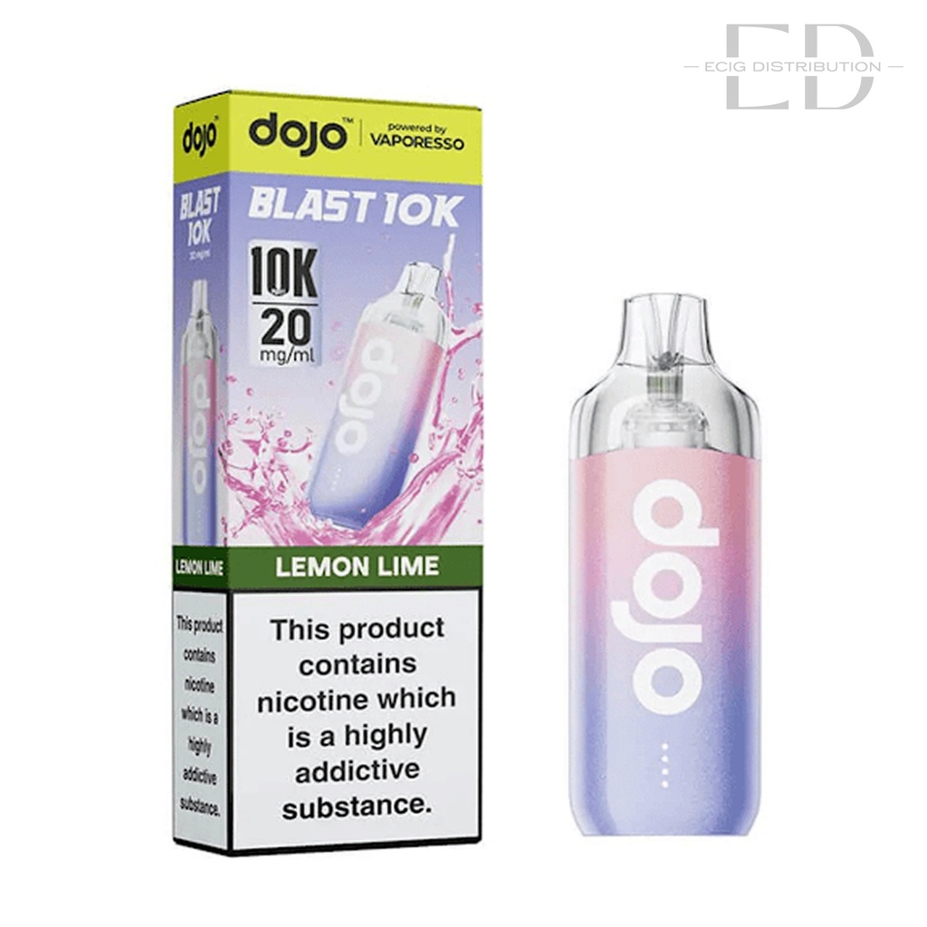 Vaporesso Dojo Blast 10K Pod Kit - Lemon Lime 20MG 