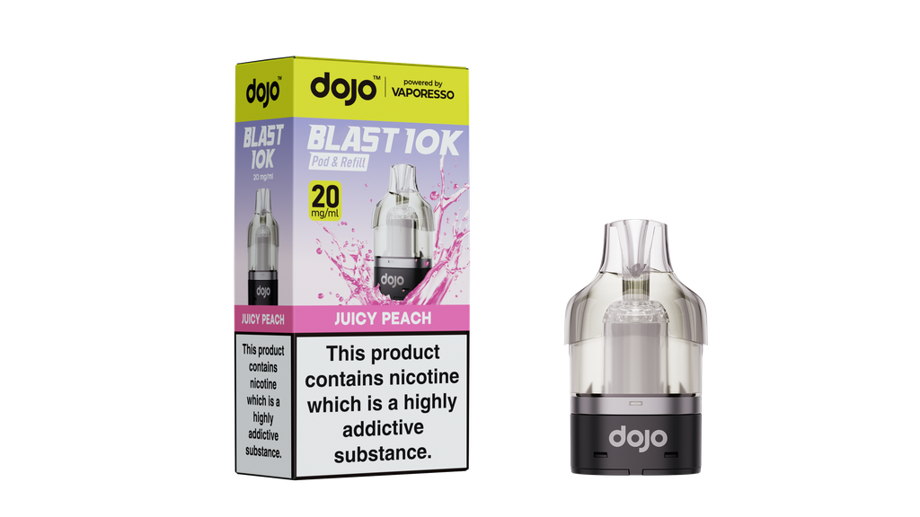 Vaporesso Dojo Blast 10K Refillable Pod - Juicy Peach 20MG